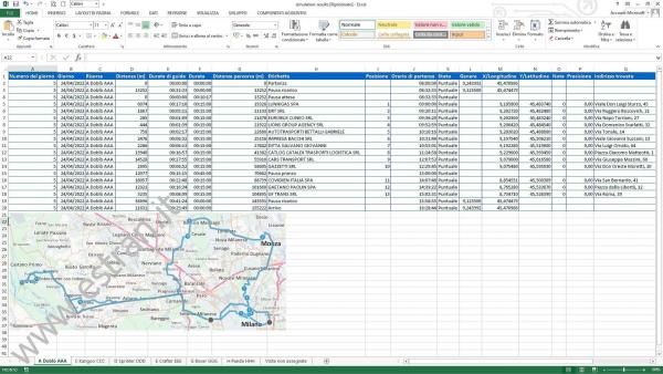Export ottimizzazione su Excel